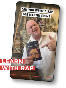 Screenshot di Learn with rap, un video di esempio del canale CATchy English.
